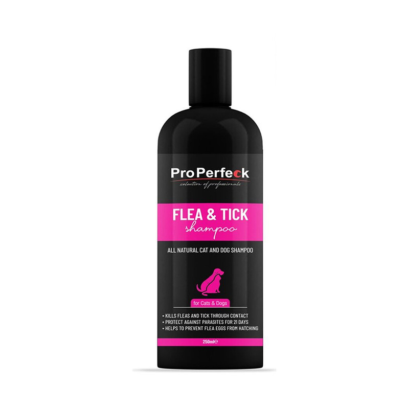 شامپو پروپرفکت ضد کک و کنه  Properfeck FLEA & TICK 250 ml