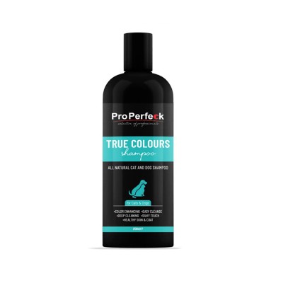 شامپو پروپرفکت کالر شاین 250 میلی لیتر مخصوص سگ و گربه  TRUE COLOURS ProPerfeck