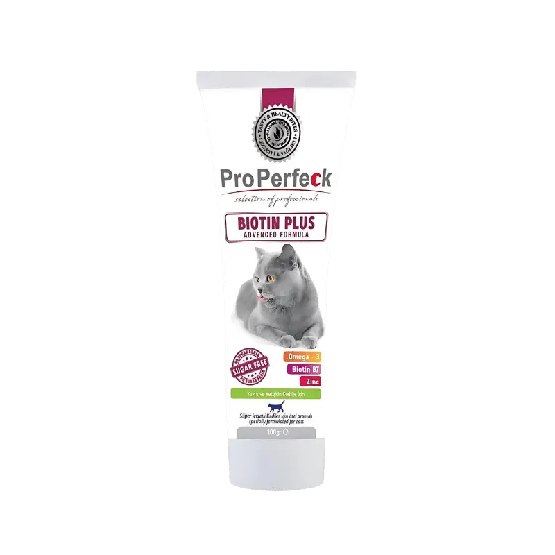 خمیر مکمل بیوتین گربه پروپرفکت 100 گرمیBIOTIN CAT PASTE ProPerfrck