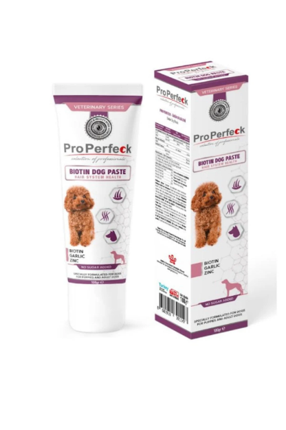 خمیر مکمل بیوتین سگ پروپرفکت 100گرمی BIOTIN DOG PASTE ProPerfeck