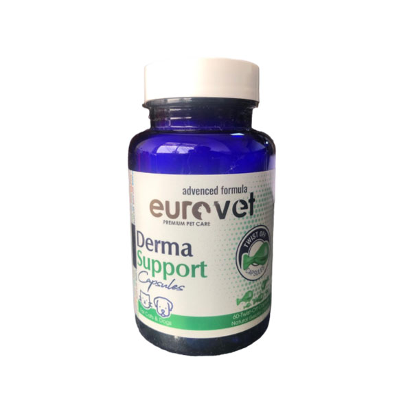مکمل سگ و گربه یوروپت کپسول درما ساپورت Derma Suport eurovet