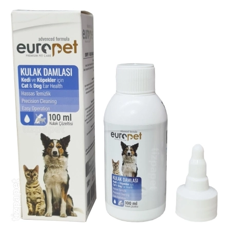 قطره گوش سگ و گربه یوروپت 100 میل europet