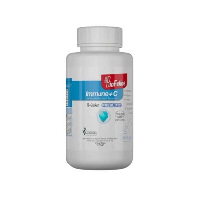 قرص تقویت سیستم ایمنی سگ و گربه بیوفلین BioFeline Immune+C دانه ای