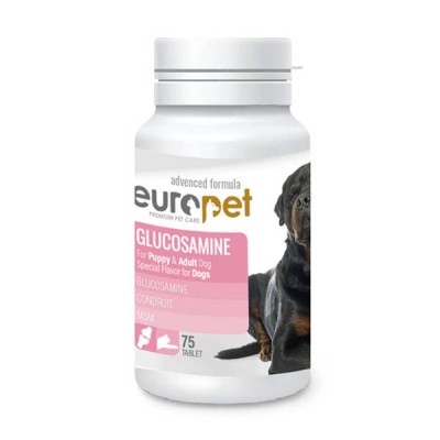 مکمل سگ گلوکوزامین یوروپت europet Glocosamine دانه ای