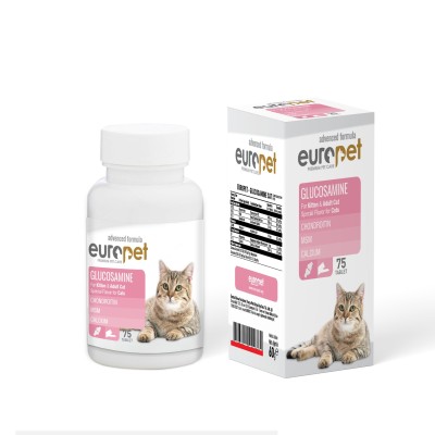مکمل گربه گلوکوزامين مفاصل يوروپت  دانه ای europet Glucosamine