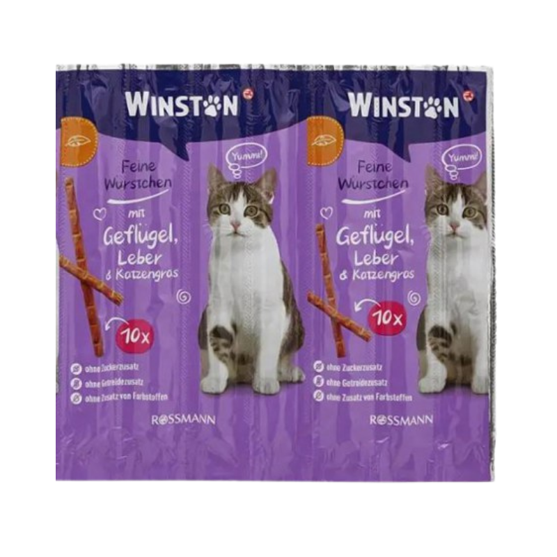 مدادی وینستون گربه با طعم پرندگان                                          winston