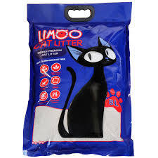 خاک سوپر پرمیوم ساده آبی 8 کیلویی لیمو LIMOO CAT LITTER