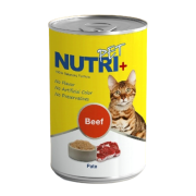 کنسرو گربه 425 گرمی نوتری طعم گوشت قرمز